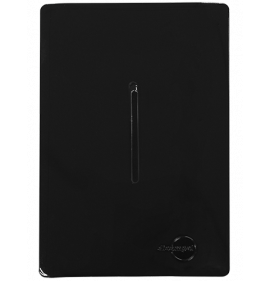 Cj Interruptor Simples Vertical 4x2 - Novara Preto Brilhante Total